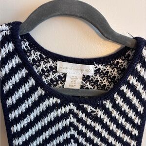 House of Harlow 1960 Navy and White Women's MAXI DRESS